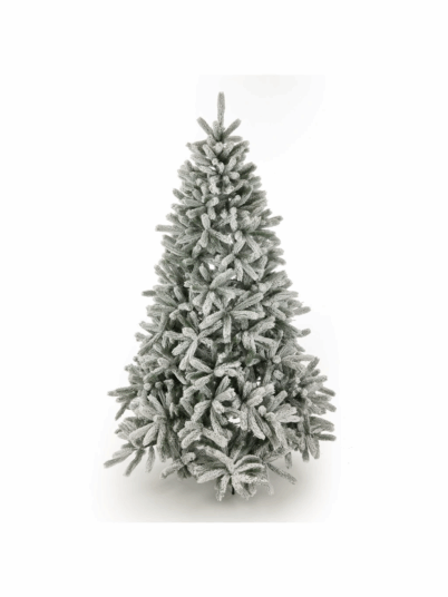 Umelý vianočný stromček FULL 3D Borovica Biela Exclusive 210 cm