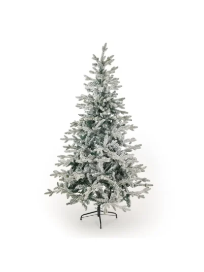 Umelý vianočný stromček 3D Jedľa Biela Premium 180 cm