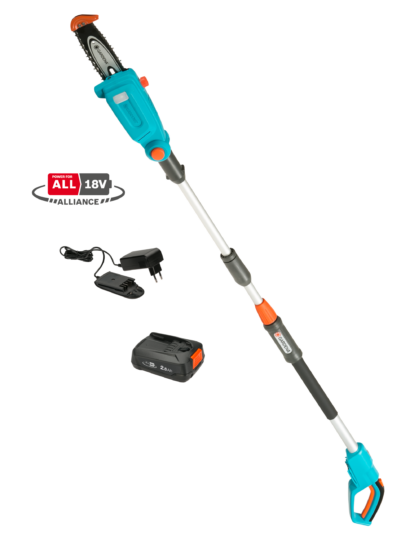 Akumulátorová teleskopická vyvetvovacia pílka TCS 20/18V P4A – súprava na okamžité použitie