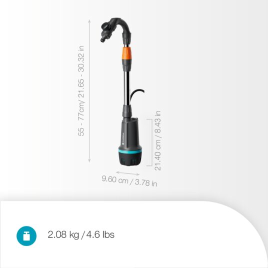 Akumulátorové čerpadlo ponorné tlakové (sud) 2400 Comfort Auto – set