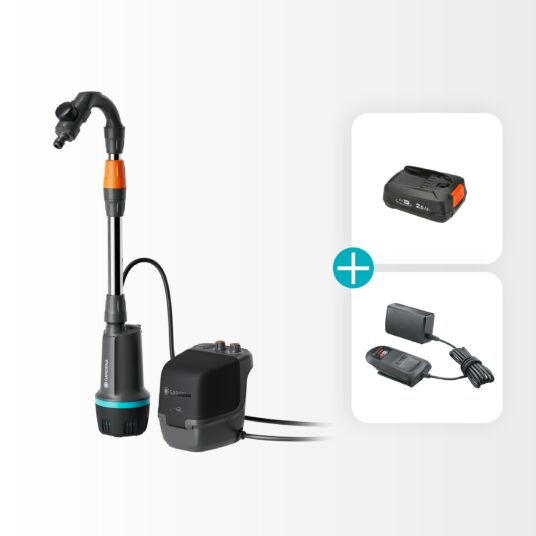 Akumulátorové čerpadlo ponorné tlakové (sud) 2400 Comfort Auto – set