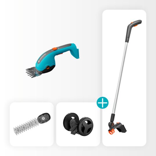 Akumulátorové nožnice na trávu a kríky PowerCut 20/18V sada – bez akumulátora