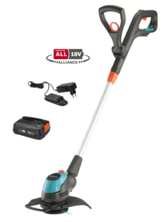 Akumulátorový trimmer EasyCut 23/18V P4A – súprava na okamžité použitie