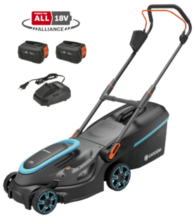 Akumulátorová kosačka PowerMax 37/36V P4A – súprava