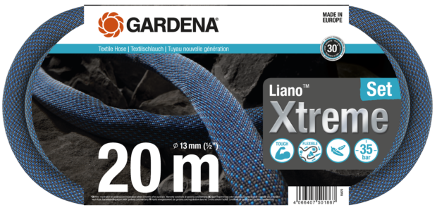 Textilná hadica Liano™ Xtreme 20 m – súprava
