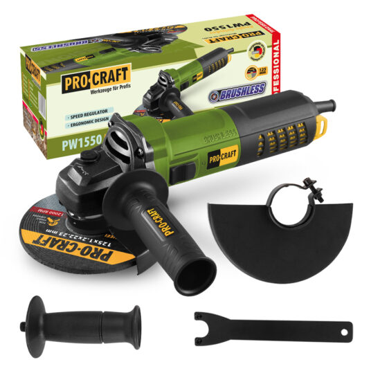 Uhlová brúska Procraft PW1550