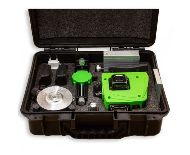 Procraft LE-4G Zelený čiarový laser, krížová samonivelačná rovina