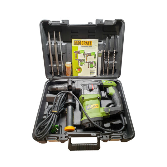 Procraft BH1500E Kombinované vŕtacie a sekacie kladivo SDS Plus