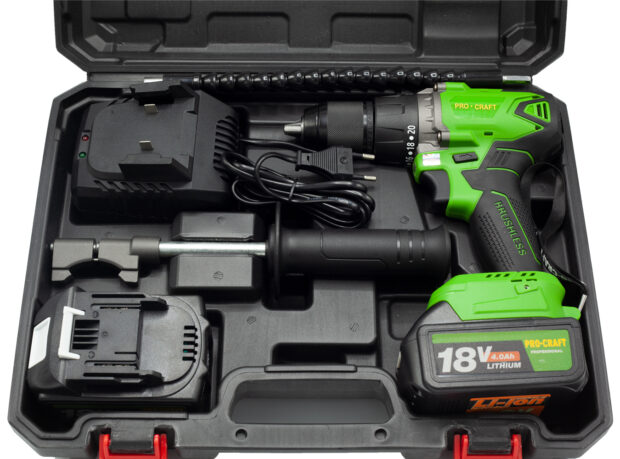 Akumulátorový vŕtací skrutkovač Procraft PA18BL