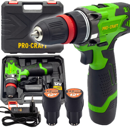 Akumulátorový vŕtací skrutkovač Procraft PA12DFR