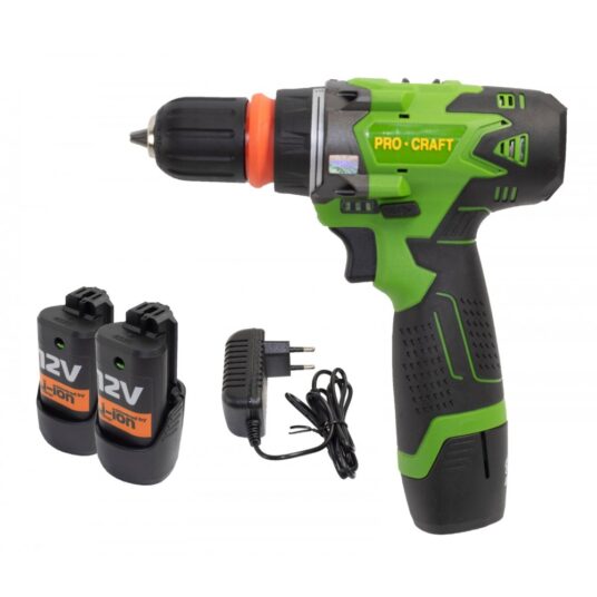 Akumulátorový vŕtací skrutkovač Procraft PA12DFR