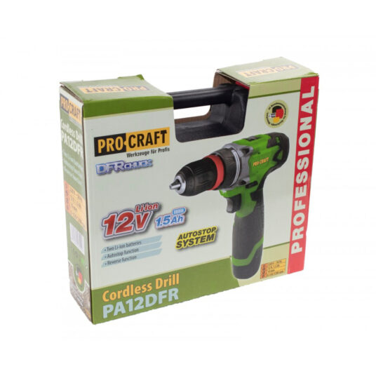 Akumulátorový vŕtací skrutkovač Procraft PA12DFR