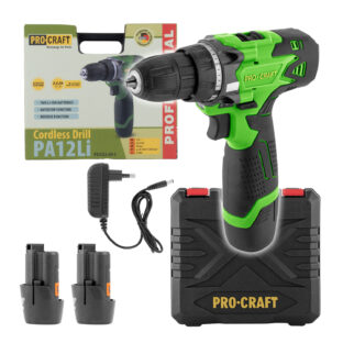Akumulátorový vŕtací skrutkovač Procraft PA12Li