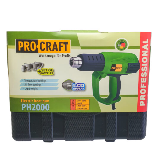 Teplovzdušná pištoľ PROCRAFT PH2000