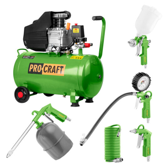 Kompresor Procraft AC50 + sada príslušenstva