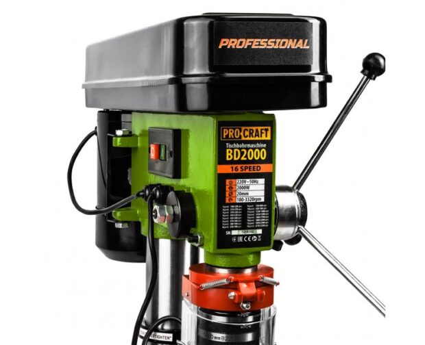 Procraft BD2000 stĺpová vŕtačka