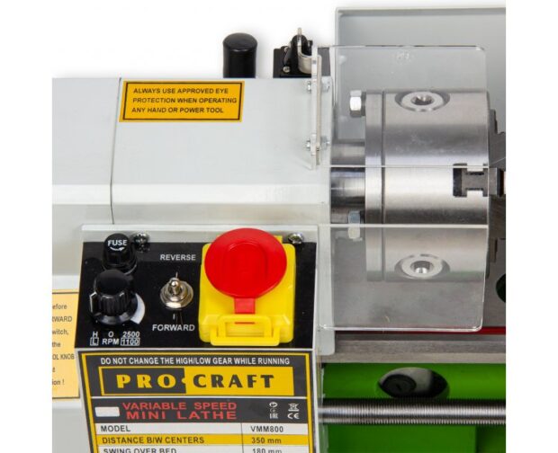 Sústruh na oceľ a plast Procraft VMM800