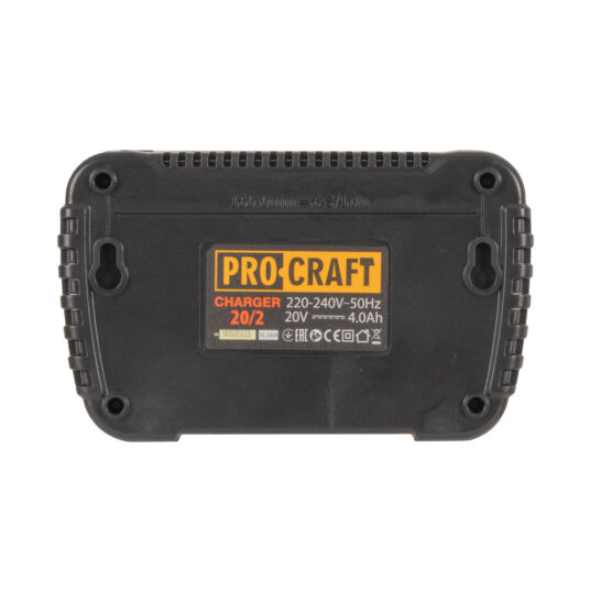 Nabíjačka pre 20V Li-ion batérie pre 2 batérie Procraft 20/2