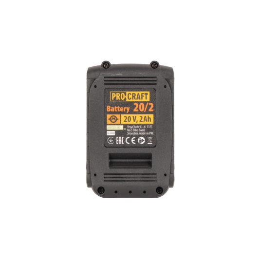Akumulátor 20V Li-ion, 2000mAh Procraft 20/2A