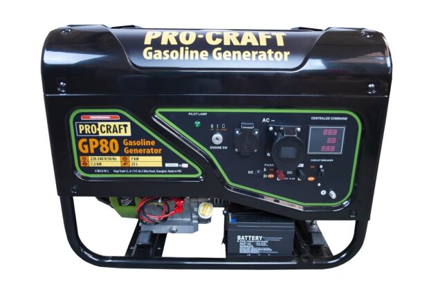 Benzínový elektrický generátor mod.GP80