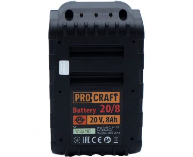 Akumulátor 20V Li-ion, 8000mAh Procraft 20/8