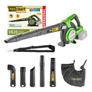 Akumulátorový dúchadlo/fúkač lístia Procraft VB20 (bez batérie a nabíjačky)