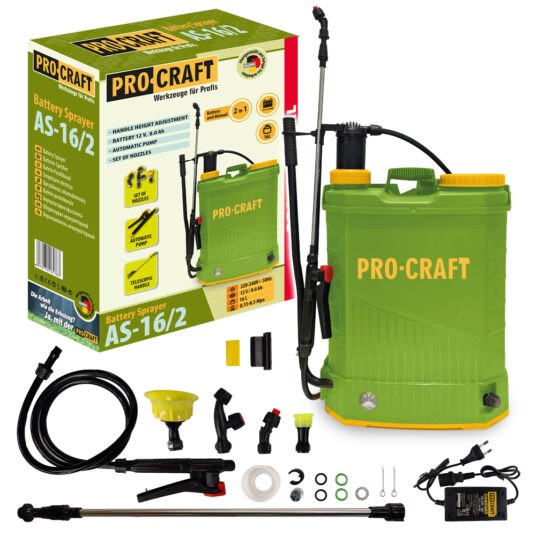 Aku postrekovač Procraft AS-16/2