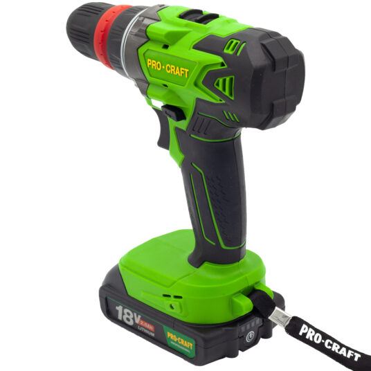 Akumulátorový vŕtací skrutkovač Procraft PA18DFRbb