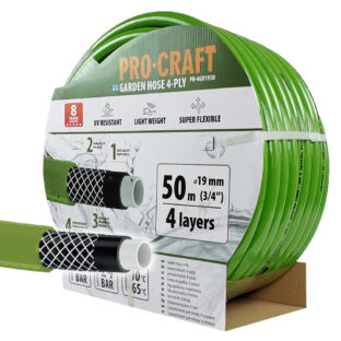 Záhradná hadica Procraft PR-4GH1950 4-vrstvová, 3/4" 50 m