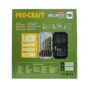 18-dielna sada vrtákov a bitov Procraft DBS-18, S2
