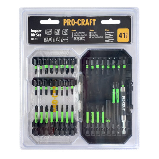 41-dielna sada rázových bitov Procraft IBS-41, S2
