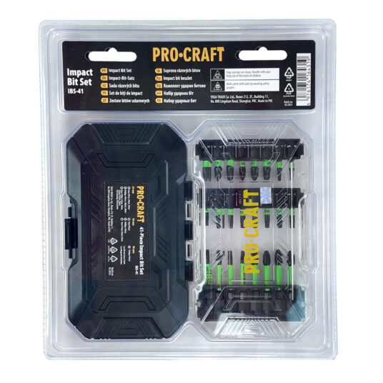 41-dielna sada rázových bitov Procraft IBS-41, S2