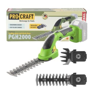 Akumulátorové nožnice na trávu Procraft PGH2000 (bez akumulátora a nabíjačky)