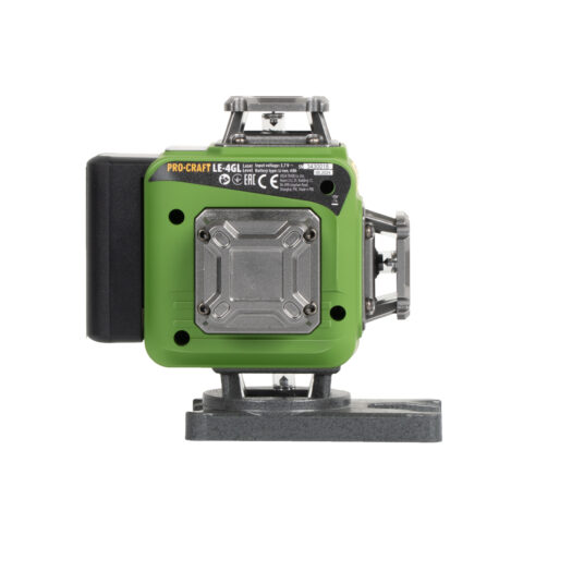 Procraft LE-4GL Zelený čiarový laser, krížová samonivelačná rovina