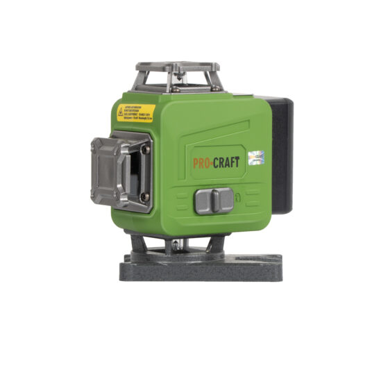 Procraft LE-4GL Zelený čiarový laser, krížová samonivelačná rovina