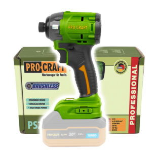 Akumulátorový rázový uťahovák Procraft PS22bb (bez akumulátora a nabíjačky)