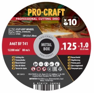 Sada rezacích kotúčov Procraft CD125x1.0b