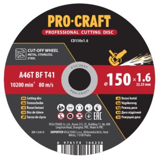 Rezací kotúč Procraft CD150x1,6