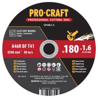 Rezný kotúč Procraft CD180x1,6