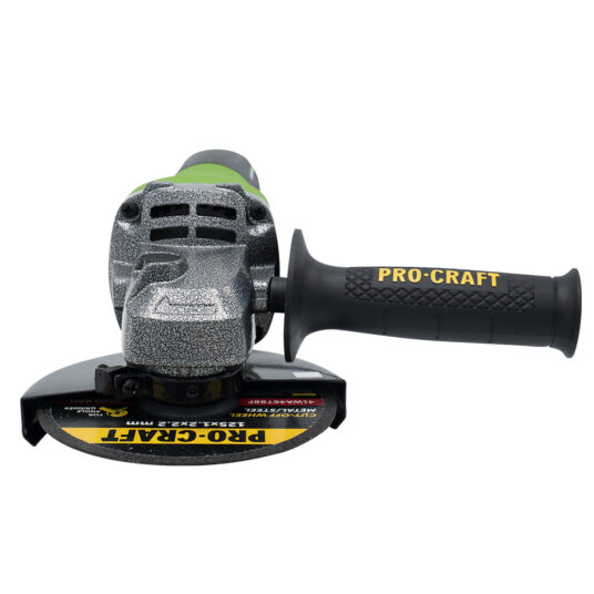 Uhlová brúska Procraft SPW1050 + rýchloupínacia matica RM14, 10x rezací kotúč CD125x1,0