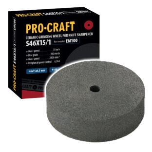 Brúsny kotúč pre brúsku nožov Procraft S46x15 / 1 / EM100