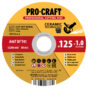 Rezný kotúč Procraft s keramickým zrnom YCD125x1.0