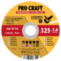 Rezný kotúč Procraft s keramickým zrnom YСD125x1.6