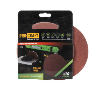 K150 Brúsny papier (10 ks v balení) – pre kotúčové brúsky, 150 mm K150.120