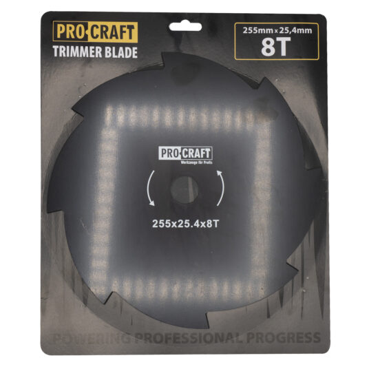 Nôž krovinorezu (kotúč) (D255*25,4) 8T PROCRAFT