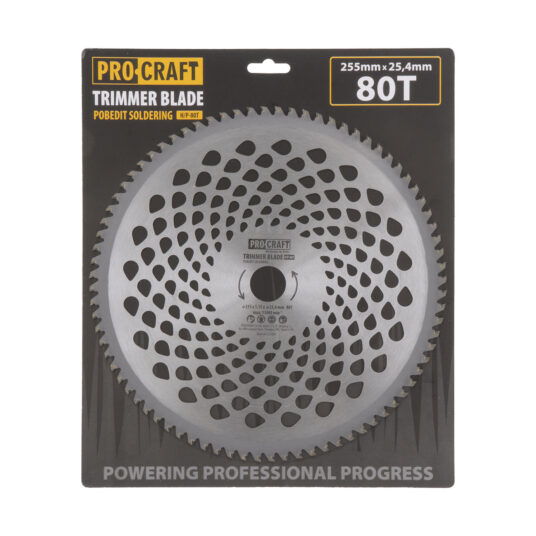 Nôž krovinorezu (kotúč) (D255*25,4) 80T PROCRAFT