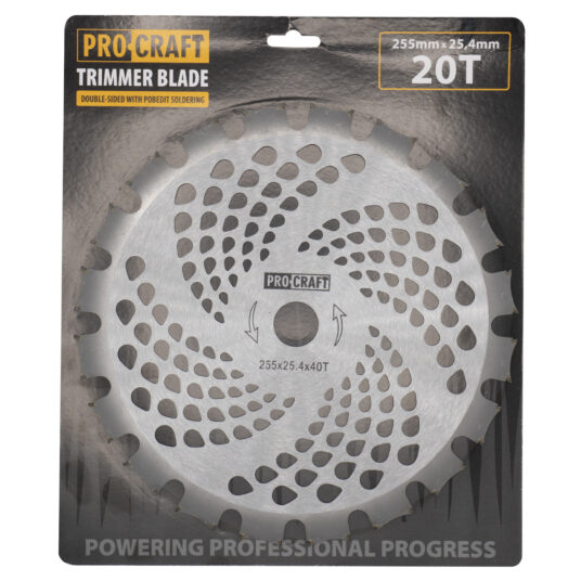 Nôž krovinorezu (D255*25.4) 40Т (obojstranný) PROCRAFT