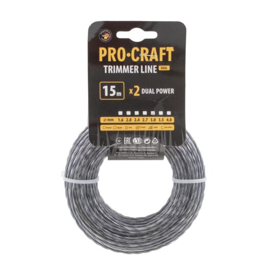Rezacia struna (s výstužou) (3 mm) (15 m) špirála PROCRAFT