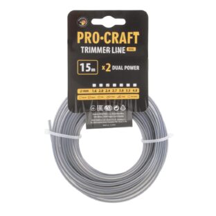 Rezacia struna (s výstužou) (2,4 mm) (15 m) štvorcová PROCRAFT