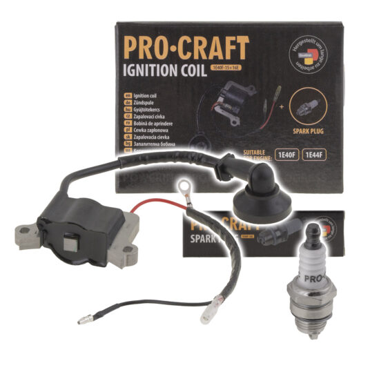 Zapaľovacia cievka + zapaľovacia sviečka 1E40F/44F PROCRAFT